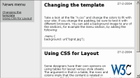 CSS Template - click to view the template